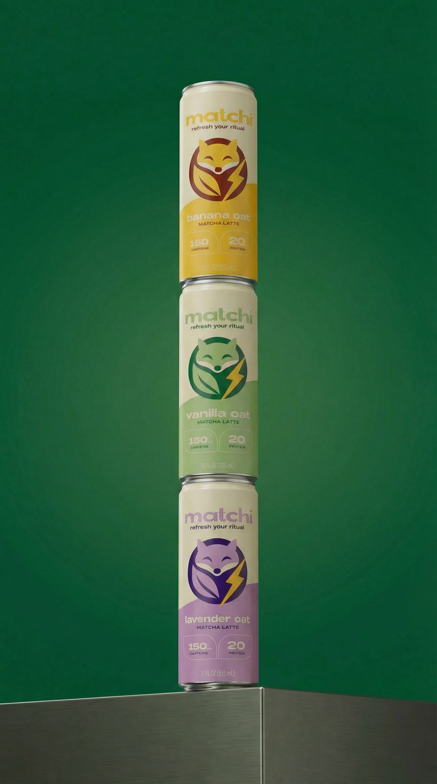 MATCHI canned protein matcha lattes for on-the-go